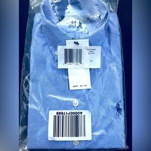 Ralph Lauren Boy’s Gigham Blue Checkered Shirt